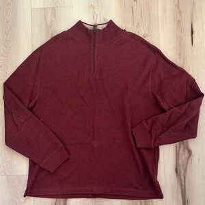 Jos. A. Bank Maroon half zip Sweater